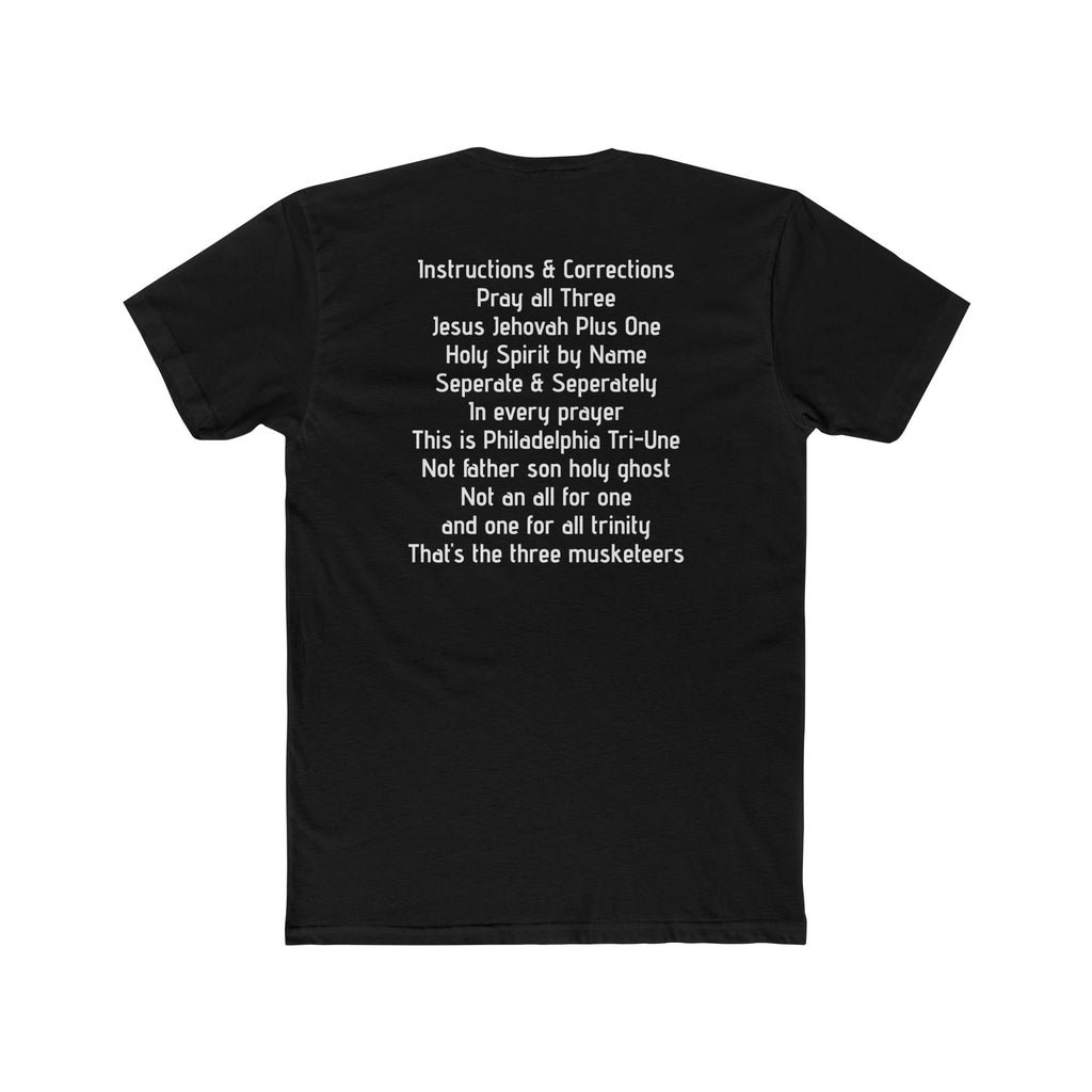 Religious Trinity T-Shirt — "Pray All Three" Christian Crew Tee