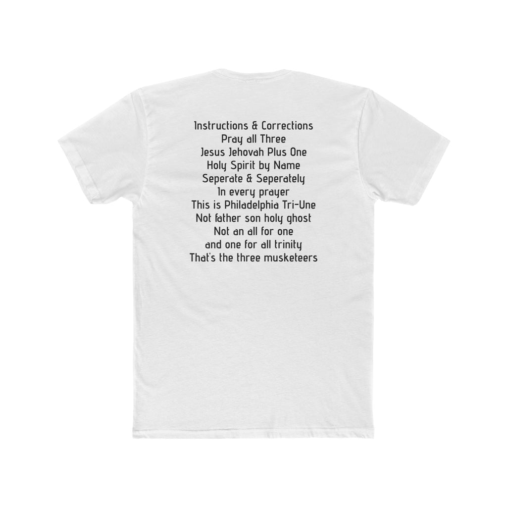 Religious Trinity T-Shirt — "Pray All Three" Christian Crew Tee