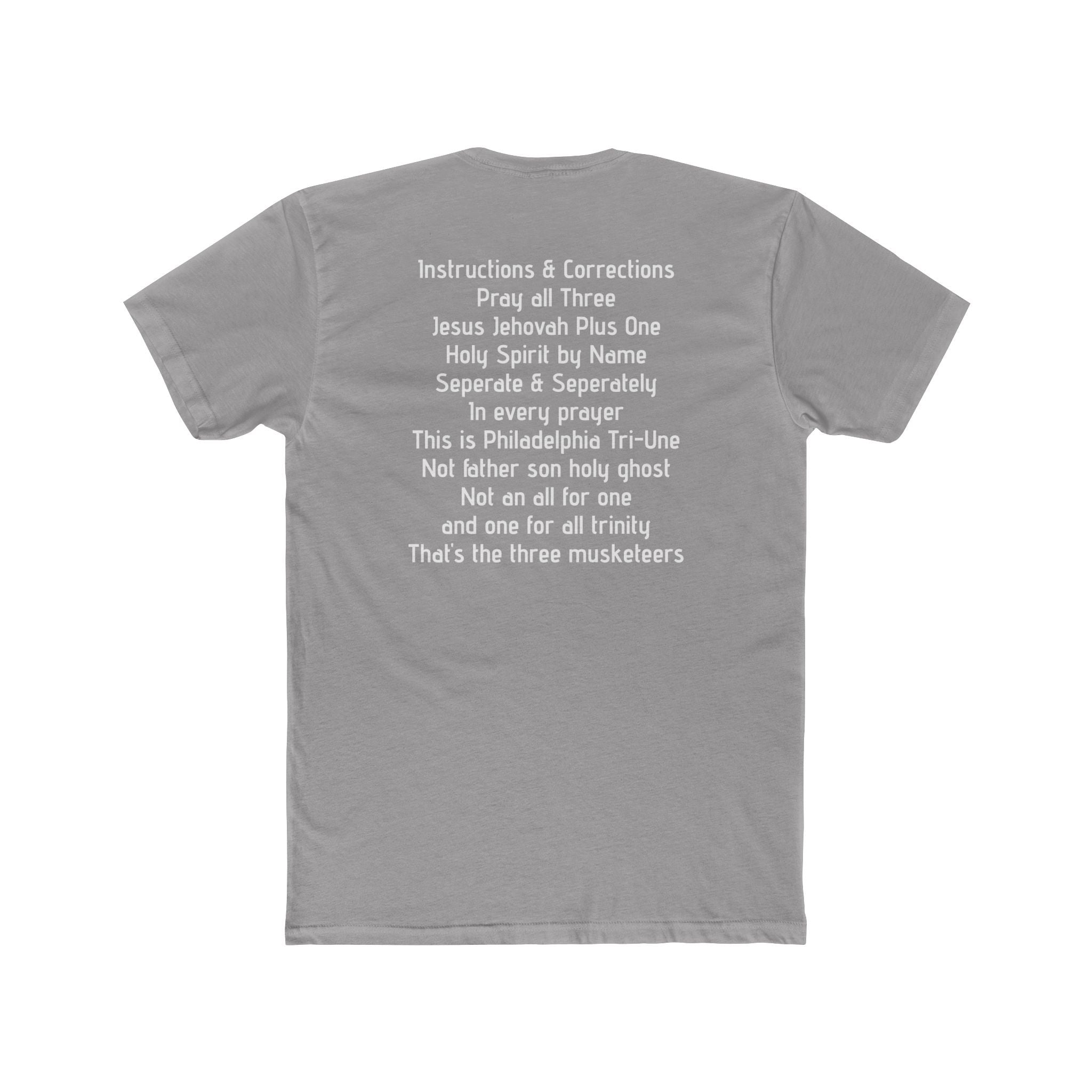 Religious Trinity T-Shirt — "Pray All Three" Christian Crew Tee