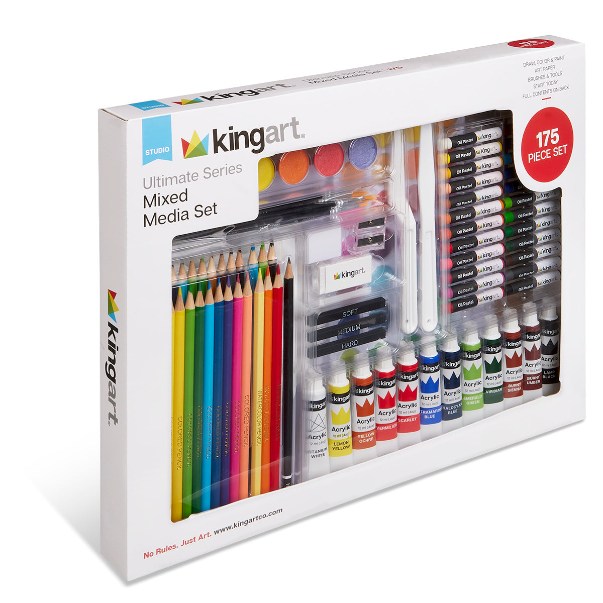 Mixed Media Art Set - 175 Pieces