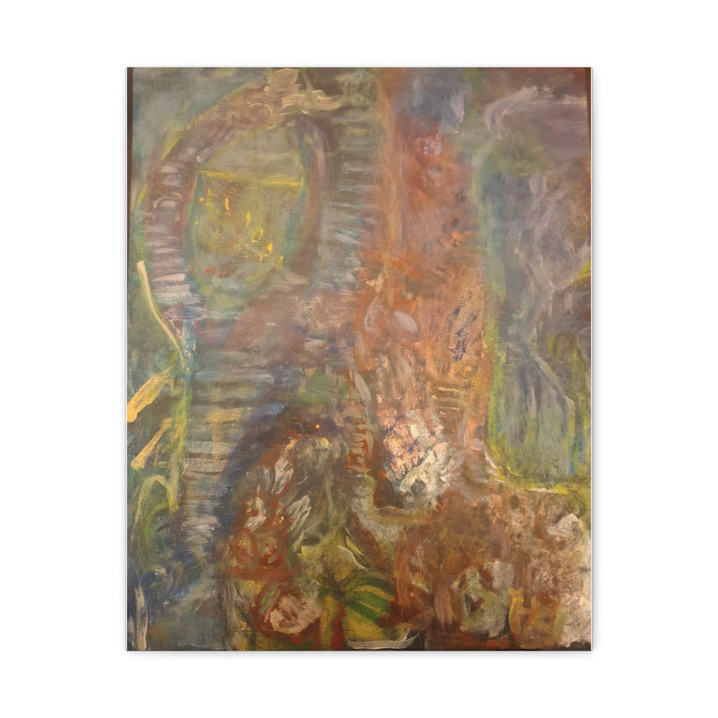 Live Painting using new technologies from Heaven using the new and old with refractories of light Canvas Print — Matte Stretched Wall Art