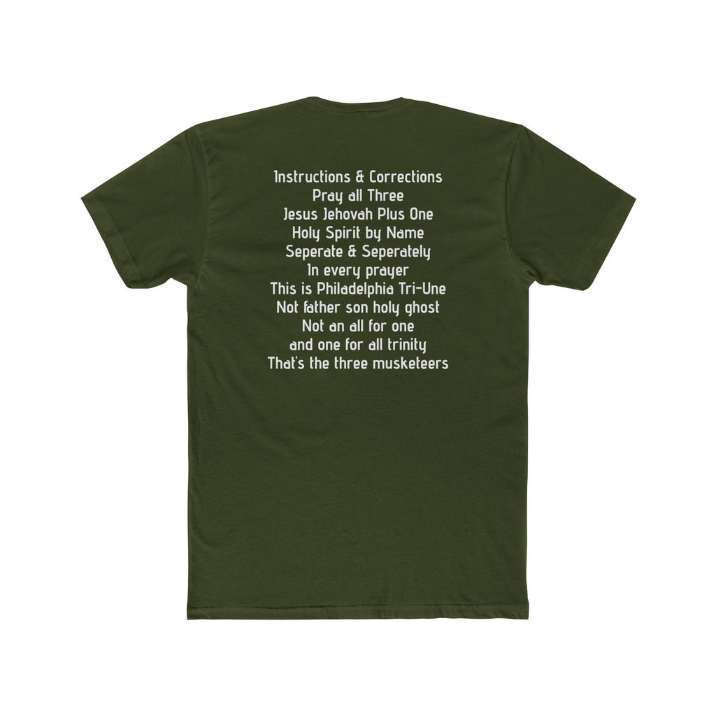 Religious Trinity T-Shirt — "Pray All Three" Christian Crew Tee