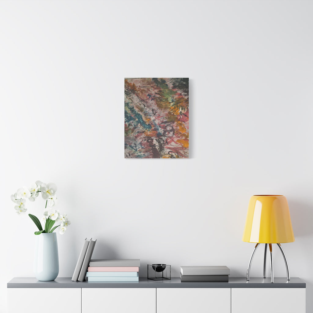 Live Painting using new technologies from Heaven using the new and old with refractories of light Print — Stretched Wall Art