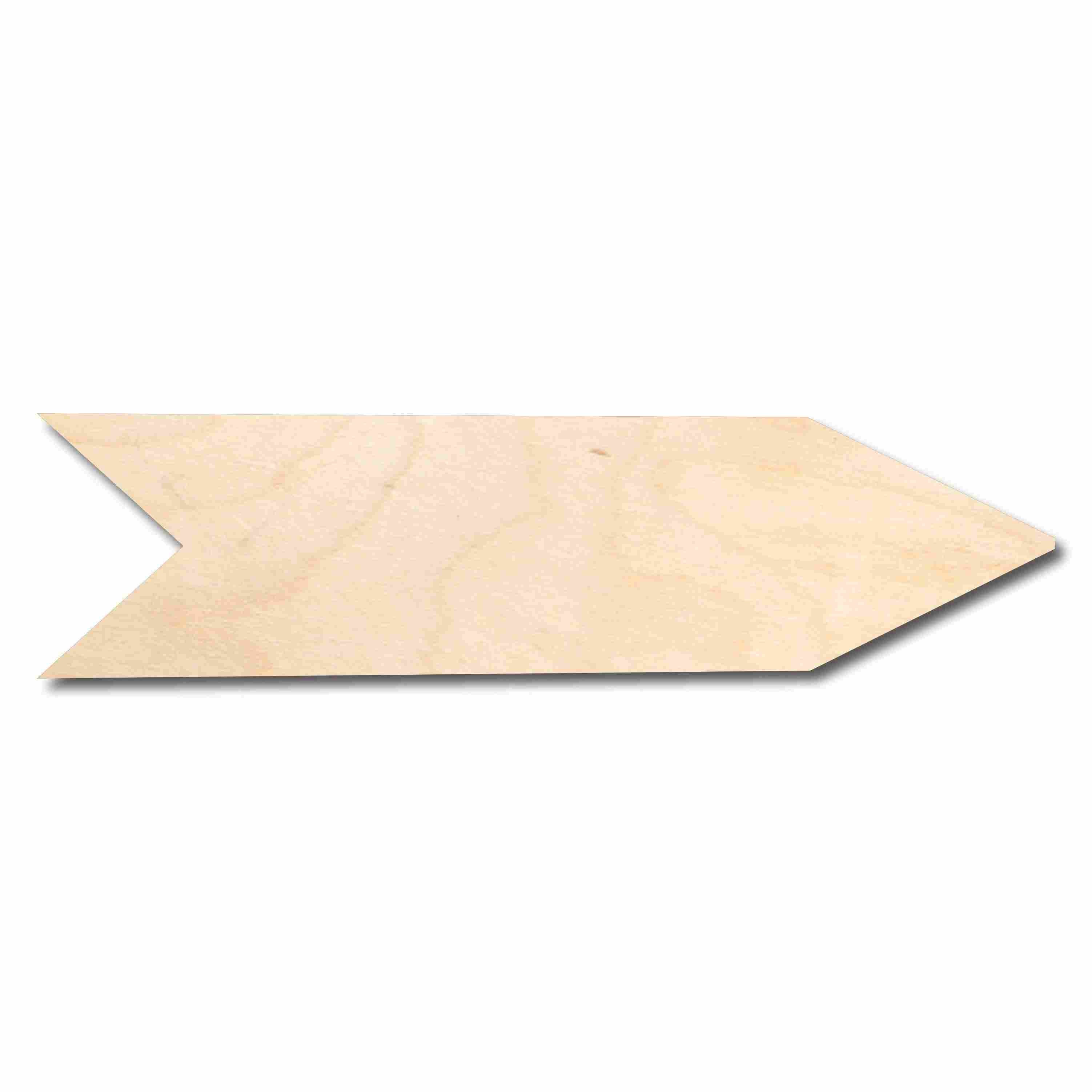Unfinished Wood Decorative Direction Silhouette - Craft- up to 46" DIY