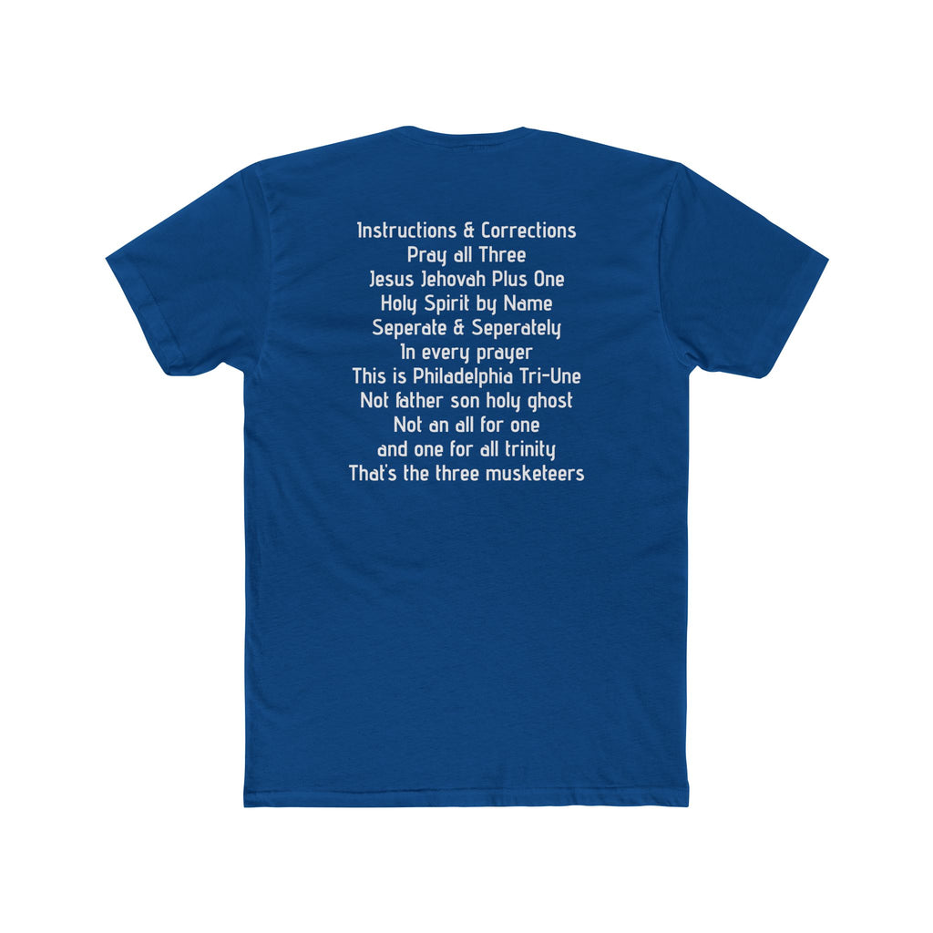 Religious Trinity T-Shirt — "Pray All Three" Christian Crew Tee