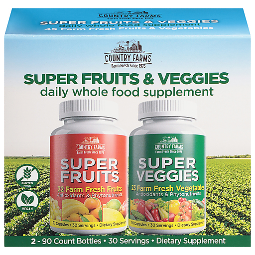 Country Farms Super Fruit & Veggies (30 Cápsulas)