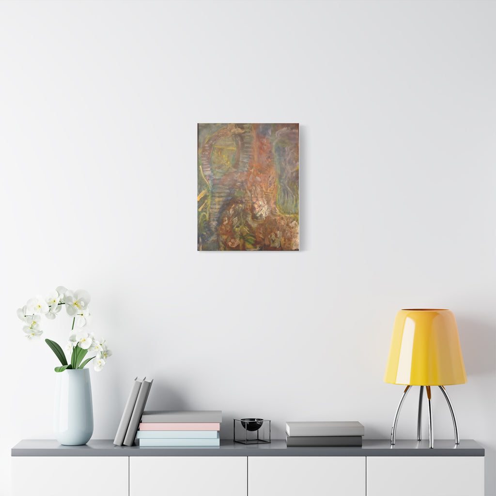 Live Painting using new technologies from Heaven using the new and old with refractories of light Canvas Print — Matte Stretched Wall Art