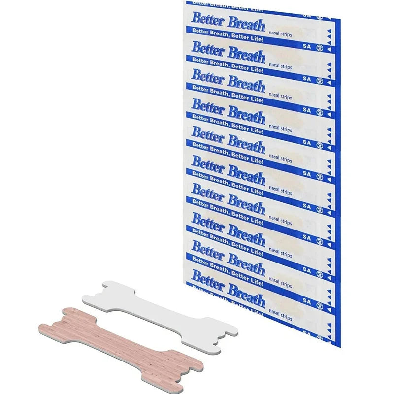 20/50/100pcs Breathing Nasal Strips Right Way Stop Snoring Anti Snoring Strips Easier Better Breathe Health Care Sleeping Well
