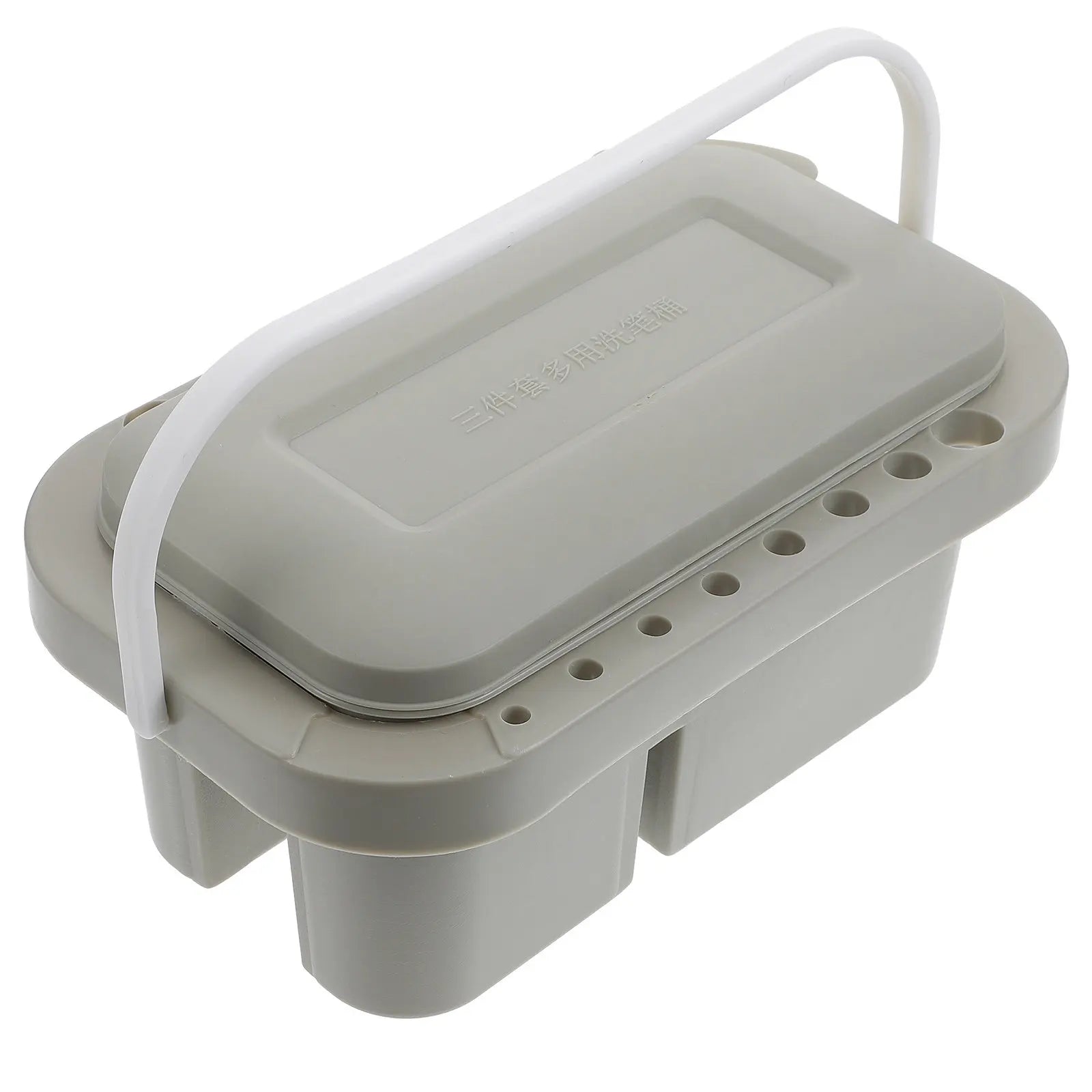 Paint Brush Washer Wash Pen Bucket Dual-Use Color Mixing Palette Brush Holder for Art Craft Painting Supplies Equipment