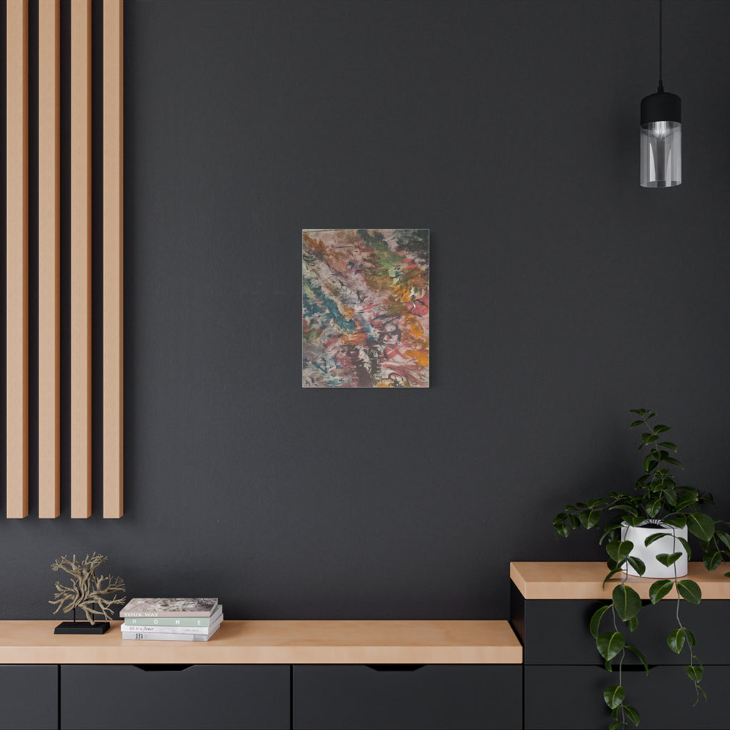 Live Painting using new technologies from Heaven using the new and old with refractories of light Print — Stretched Wall Art