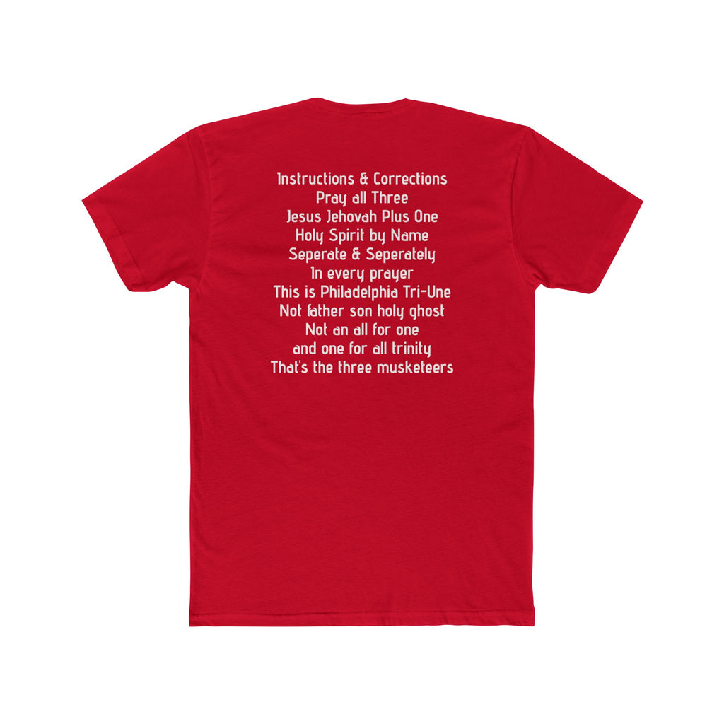 Religious Trinity T-Shirt — "Pray All Three" Christian Crew Tee