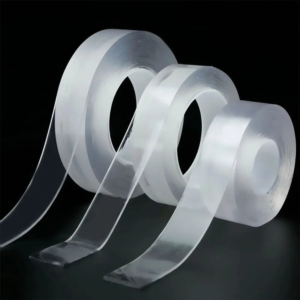 Double Sided Nano Tape Extra Strong Decorative Adhesive Tape Thickened Transparent Waterproof Tape Glue Useful Things for Home