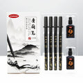 Brush Lettering Pens Set Black Ink Refillable Calligraphy Pen Markers Art Writing Markers Office School Supplies Stationery