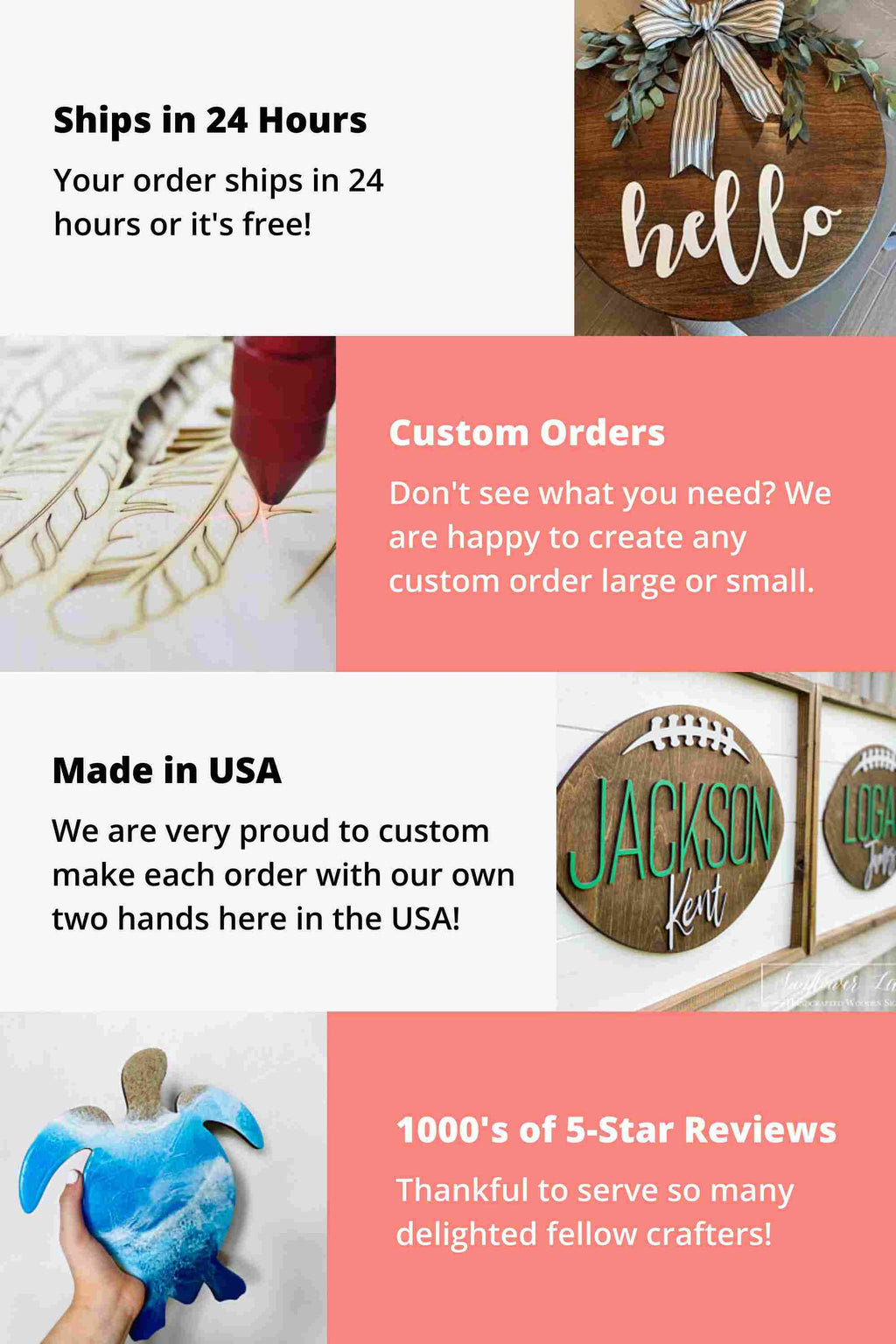 Unfinished Wood Decorative Direction Silhouette - Craft- up to 46" DIY