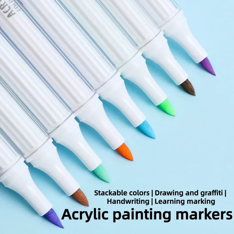 Acrylic marker pen gift box student-specific art drawing pen set Office School Supplies Pens Pencils Writing Supplies