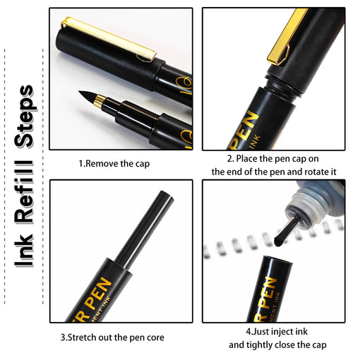 12 Tip Pigment Liner Micron Ink Marker Pen for Manga Draw Sketching Needle Pen Hook Line Pen Sketch Stationery Set Art Supplies