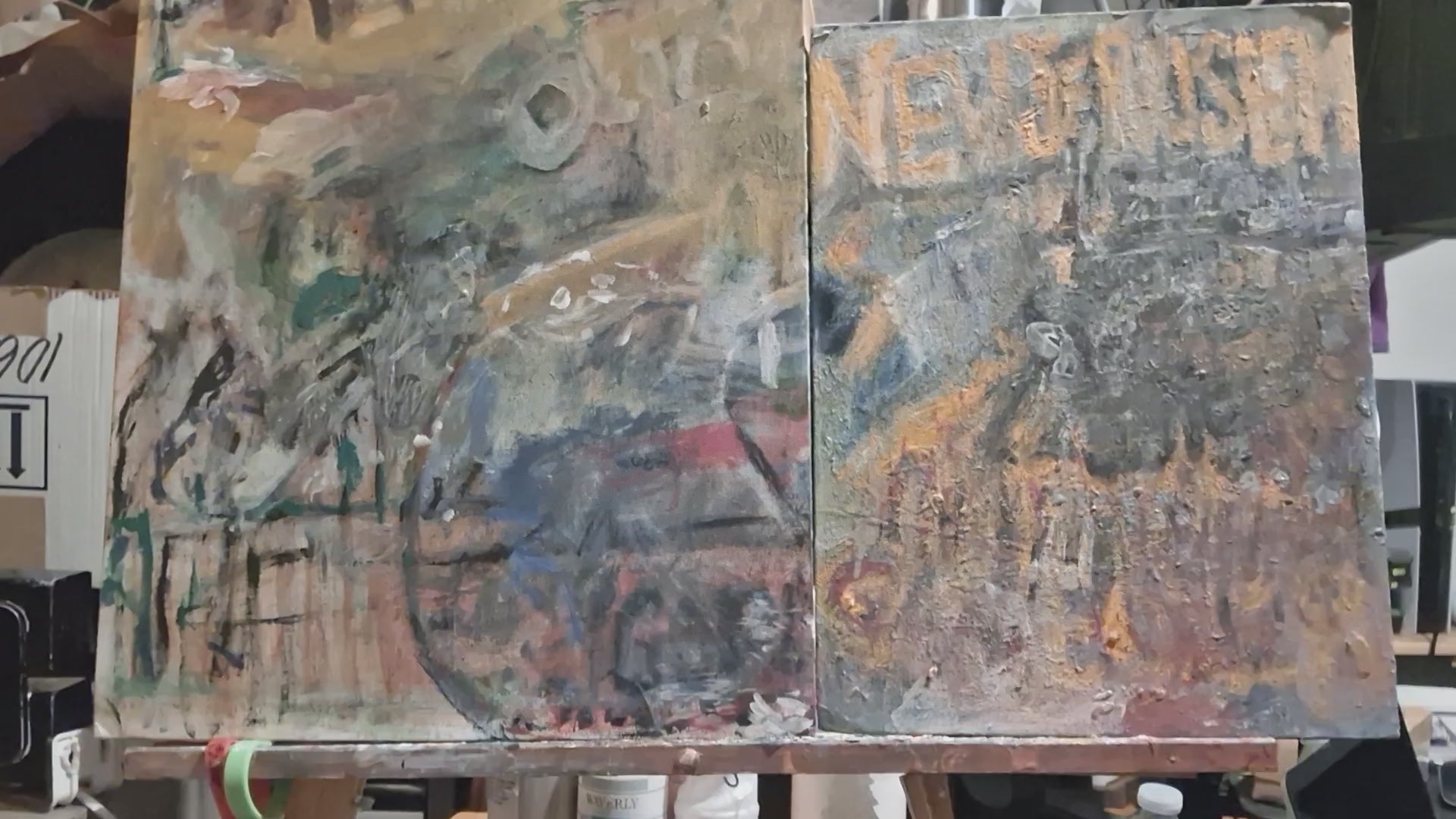 Video of live painting